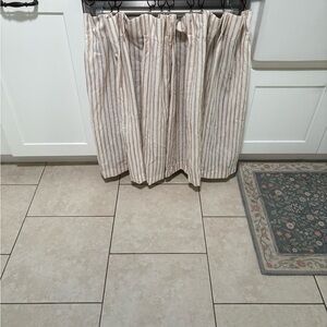 Striped dishwasher Curtain Panel